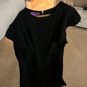 Black mini dress